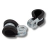 Lumonic 5 x 10 mm pipe clamps with rubber insert,
