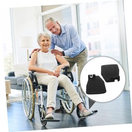 Outanaya 1 Pair Heavy Duty Wheelchair Footrest Replacement Legrest Sturdy Footplates for Elderly