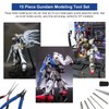 WiMas 15PCS Metal Puzzle Tool Set Metal Model Kits Bending