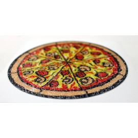 Data East Pinball Machine PIZZA Disc Decal with TEXTURE