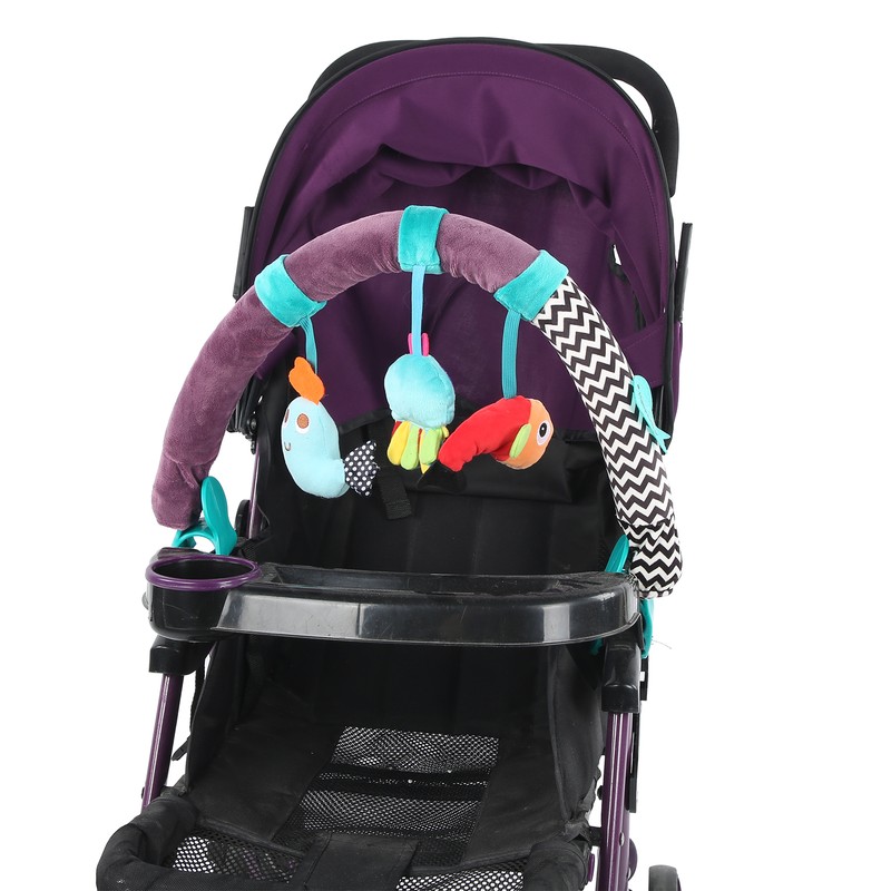 Infant Bed Crib Hanging Rattles Lovely Animal Baby Stroller Hanging
