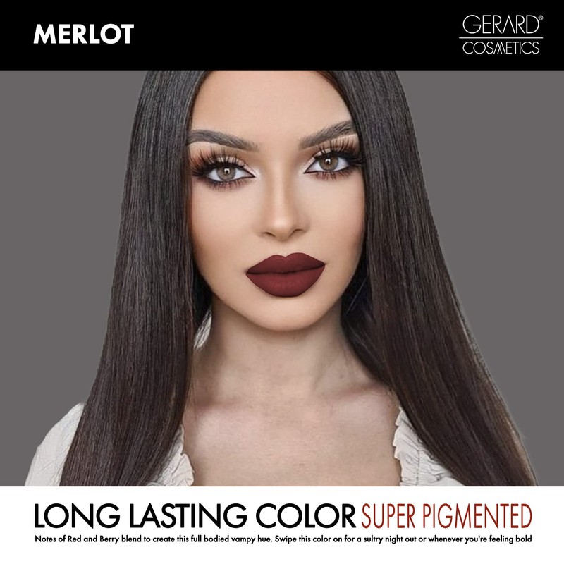 Lipstick Merlot by Gerard Cosmetic for Women – 0,14 oz