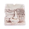 Pinkdesh Resin Material Square Boat Design Ashtray for Office Home