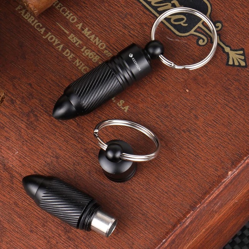 KEENSUN Cigar Punch - Cigar Hole Opener Stainless Steel Punch