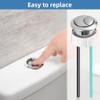 PIHIL 38mm Toilet Push Button Replacement, Dual Flushing Toilet Push