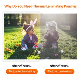 SJPACK Thermal Laminating Pouches, 9 x 11.5 Inches Laminating Sheets, 3 mil Thick Laminate Sheets, 2000 Pack,Clear