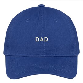 Trendy Apparel Shop Dad Embroidered Soft Cotton Low Profile Dad Hat Baseball Cap - Royal