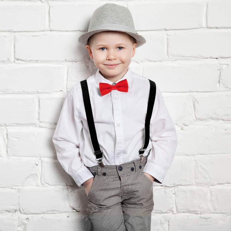 DonDon Elegant Children's Bow Tie with Adjustable Length 9 x