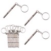 TorSor 12 Pack Eyeglass Screwdriver Keychain Mini 3in1 Flat Phillips