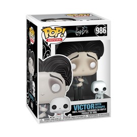 Funko Pop & Buddy: Corpse Bride - Victor Van Dort with Scraps, 3.75 Inches - The Corpse Bride - Collectable Vinyl Figure - Gift Idea - Official Merchandise - Toys for Kids & Adults