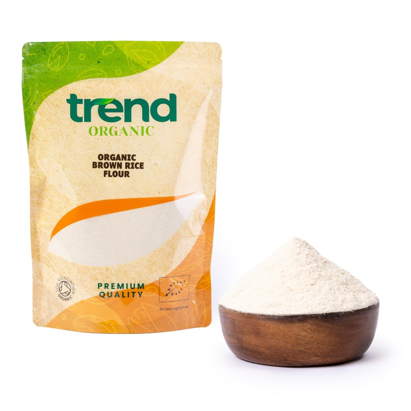 Trend Organic Brown Rice Flour with Mild Nutty Flavour -