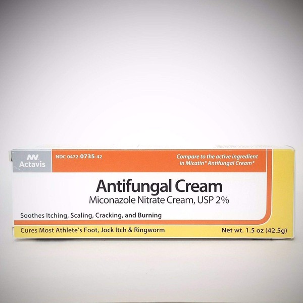 Actavis / Alpharma Miconazole Nitrate 2% Cream, 1.5 Oz - Packaging May Vary