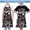 ENSIANTH Bartender Aprons with Pockets Bartender Gifts for Cocktail Lovers