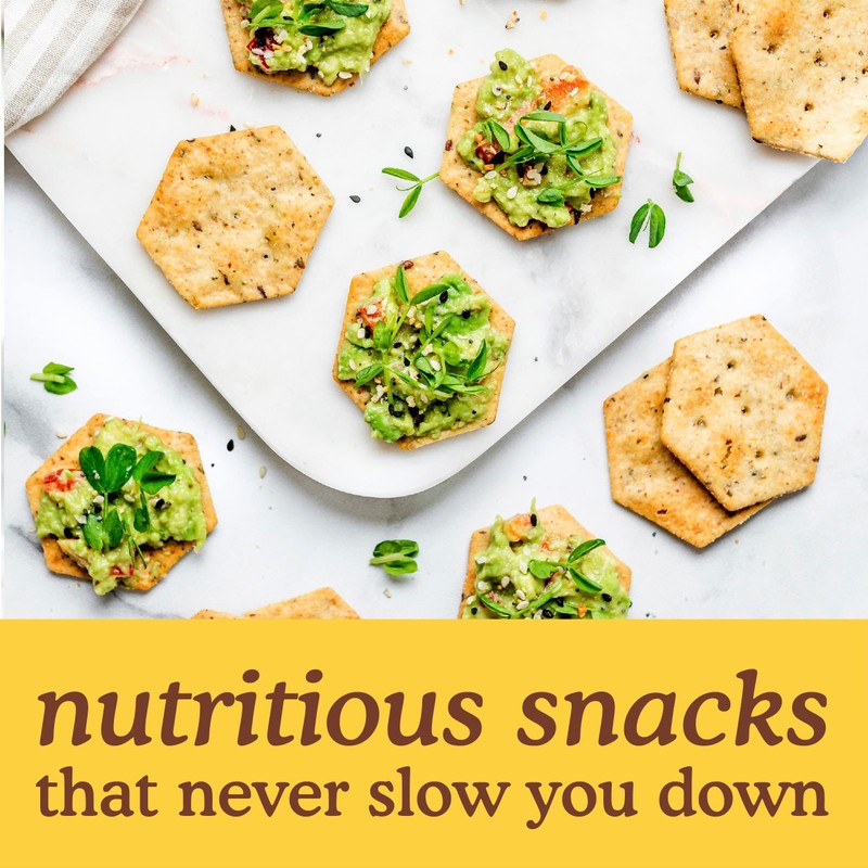Simple Mills Organic Seed Crackers, Original - Gluten Free, Vegan,
