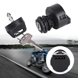 Polaris 500 Key-2005 500 Crankcase - 4-Position Universal Ignition Key Switch 12v, 4 Pin ATV Ignition Key Switch Start Engine Lock For Polaris Worker 500 500 2003-2007