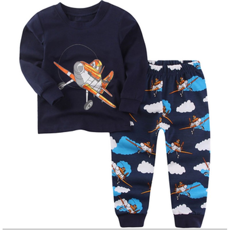 Mengmeng Juego de 2 Piezas de Pijama Largo para niños