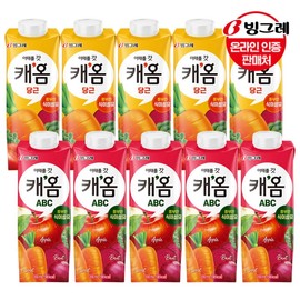 G Binggrae Kaom Juice 2 types 200ml 24 Carrot ABC Juice / G빙그레 캐옴 주스 2종 200ml 24개 당근ABC주스