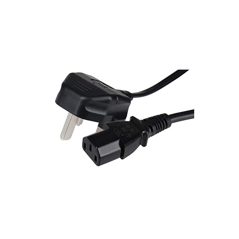 Maplin Power Lead IEC C13 Female Plug to UK 3