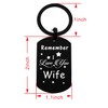 Resdink My Wife Keychain for Women Her, I Love My