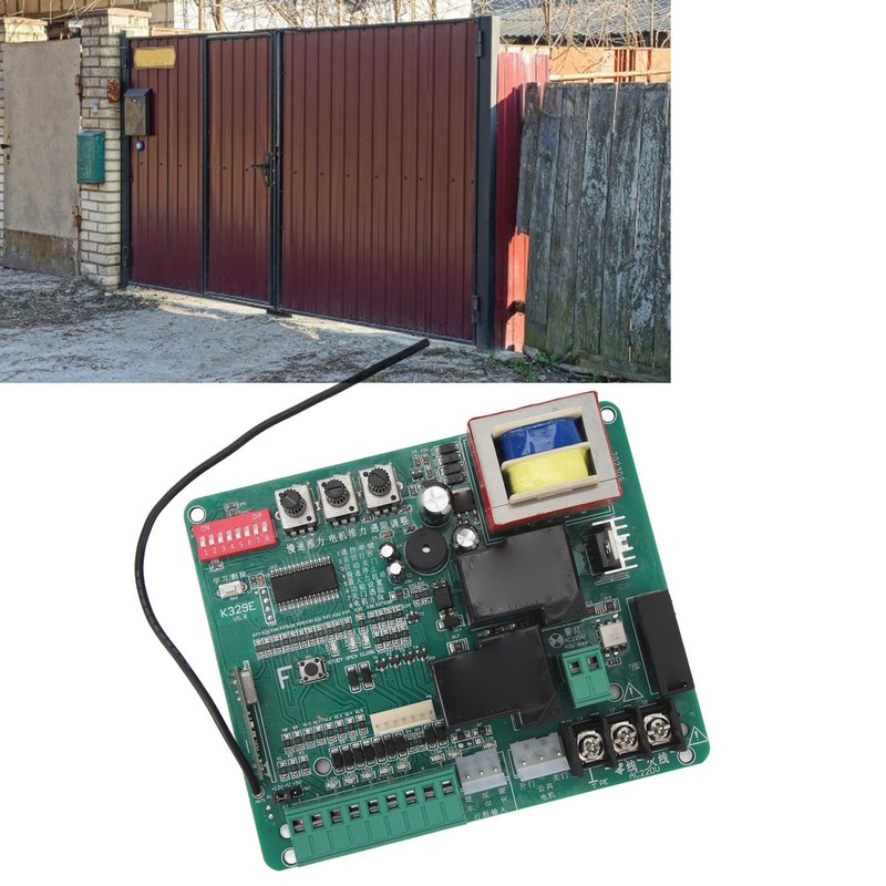 Sliding Gate Circuit Board with LED Indicators Slow Speed Sensitive