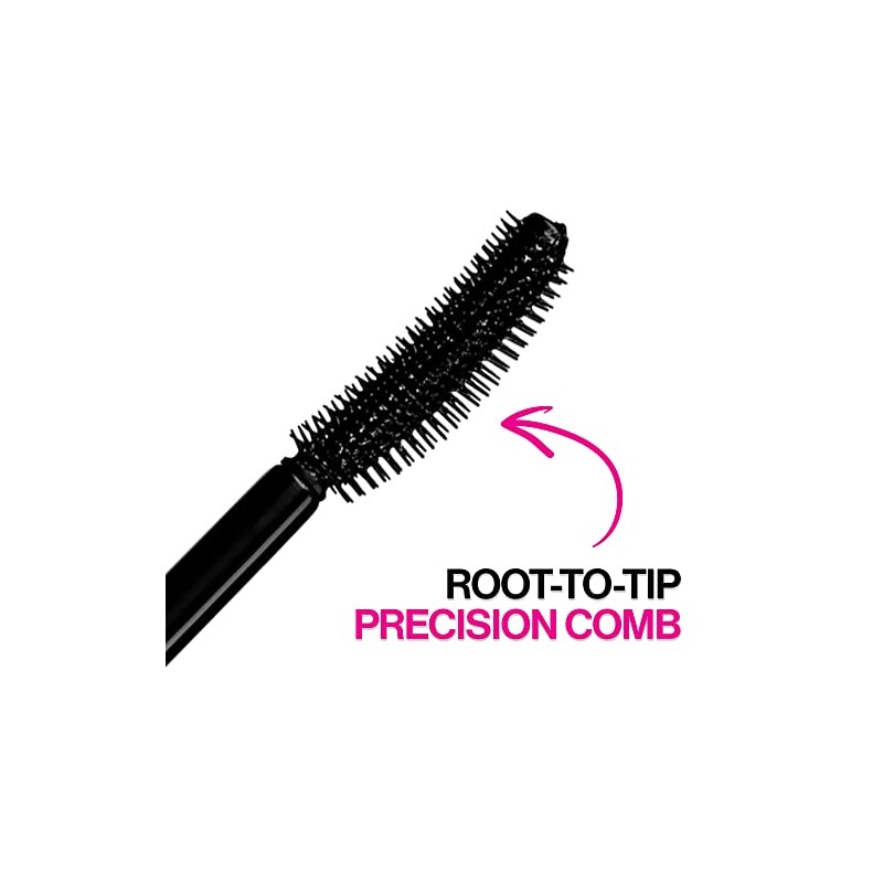 wet n wild Mega Length Waterproof Mascara, Very Black, 0.21