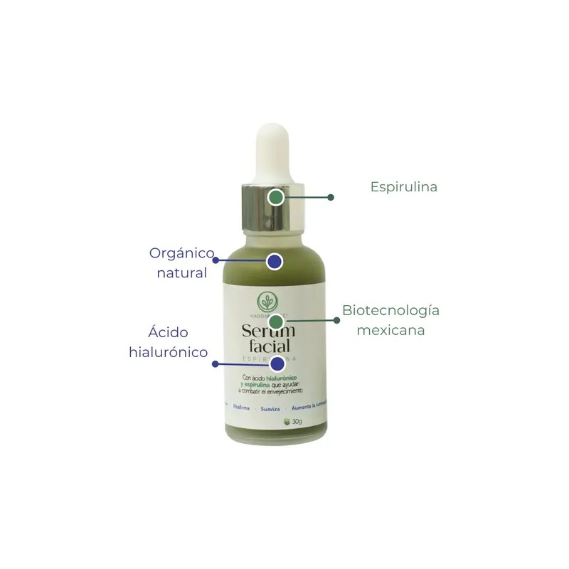 Hadosbiotec Kit Facial Detox Espirulina Serum+jabón+cápsulas