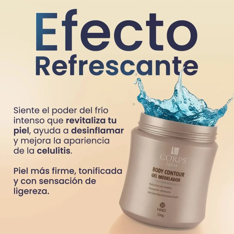Gel Cryoactive Corps Reductor De Medidas Hinode 2 Frascos