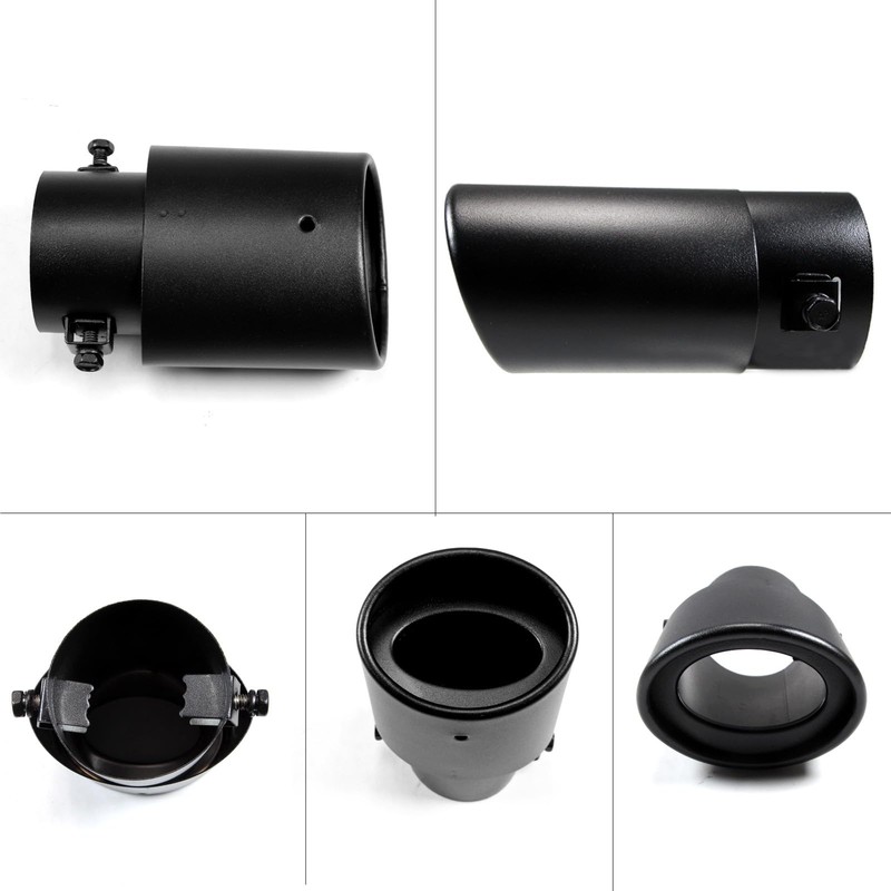 Dsycar Universal Stainless Steel Car Exhaust Tail Muffler Tip Pipe