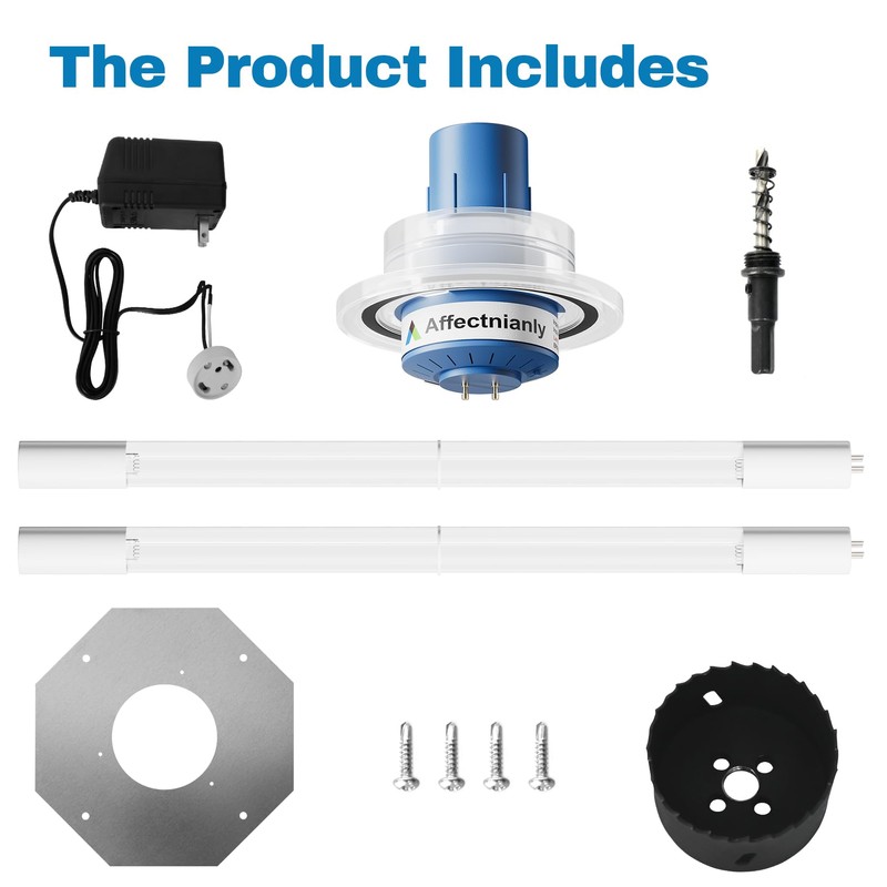 Feeligivin UVC Light for AC System, Air Scrubber Unit for