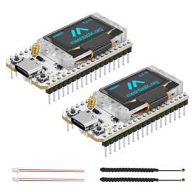 YELUFT 2 Sets ESP32 LoRa V3 Development Board with 868MHz LoRa Antenna Integrated WiFi Bluetooth SX1262 for Meshtastic IoT Arduino Intelligent Scene