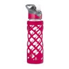 Swig Savvy Sports Leakproof Wide Mouth Glass Water Bottle with