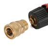 2Pcs Pure Copper M22 High Pressure Washer Fitting Adapter 3/8