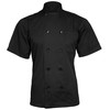 ChefsCloset Short Sleeve 10 Button Chef Coat, Unisex Cotton Blend