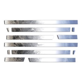 Auto Reflections 12pc 2 5/8" Side Molding for Ford Superduty 17-21 Crew Cab 8' Bed