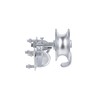 Sliding Gate Rollers,Fits 1-7/8" or 1-5/8" Gate Frame,Rear Pipe Track
