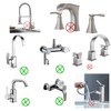 Metal Faucet Sprayer Attachment Sink Aerator Swivel Extender For Kitchen