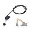 Creative.C Excavator Throttle Control Cable 2.5M 8.2ft Manual Flexible Throttle