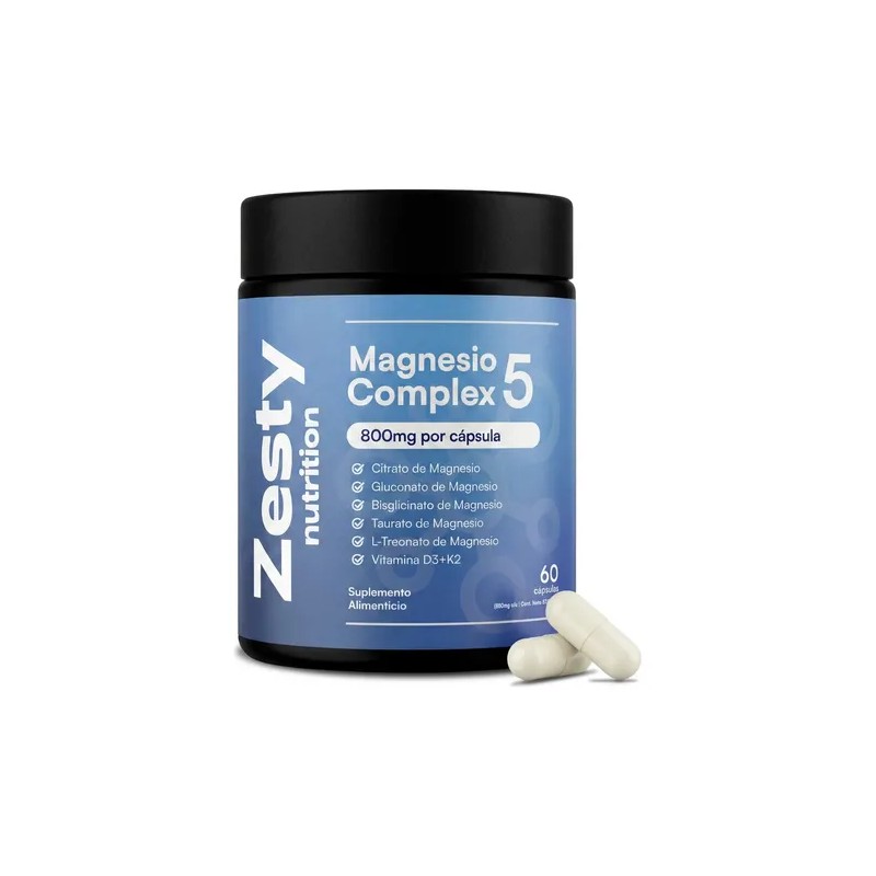 Zesty Nutrition Magnesio Complex Magnesios Citrato Bisglicinato Gluconato Taurato Treonato