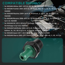 AUTOKAY New PCV Valve Fits for Nissan Frontier Pathfinder Altima NV Infiniti 11810-6N202