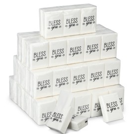 Therwen 100 Pack Pocket Tissues Travel Packs Bulk 1000 Sheet Mini Tissues Bulk 3 Ply Small Travel Size Paper Individual Pocket Size (Church Theme)