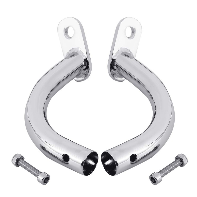 XFMT Motorcycle Chrome Saddlebag Guard Eliminator Support Bracket for Harley
