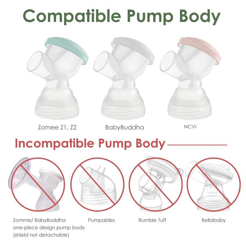 Maymom Shield Converter Aka Pump Connector Bushing, Compatible with Zomee/BabyBuddha/NCVI