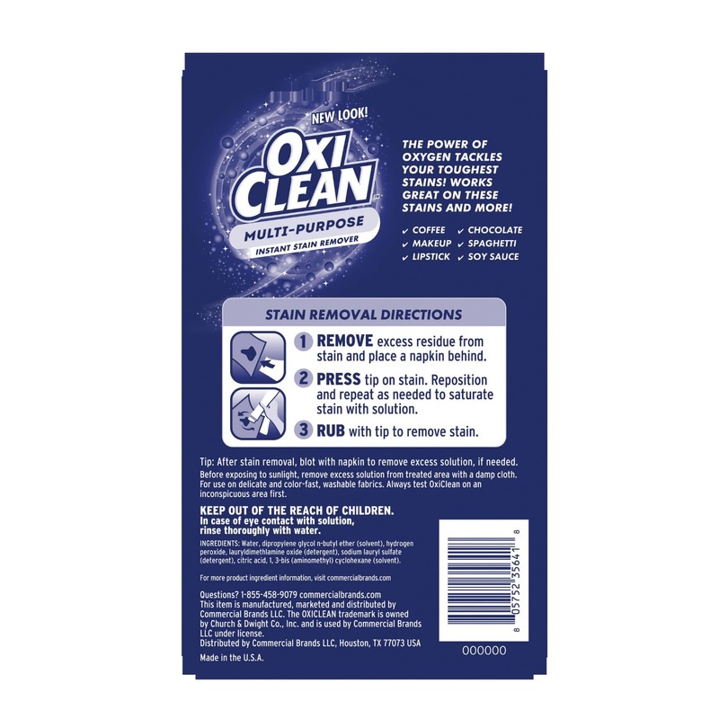 OxiClean On The Go Stain Remover Pen for Clothes, Portable