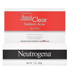 Neutrogena Acne Spot Treatment Gel, Benzoyl Peroxide Maximum Strength, 1 oz