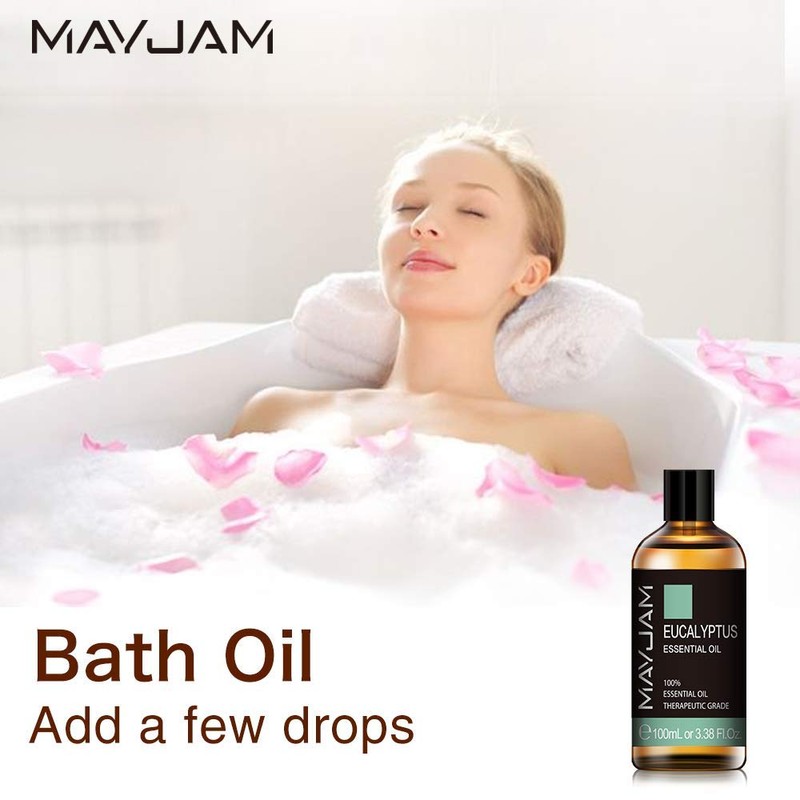 MAYJAM Essential Oil, Eucalyptus Aroma Oil, 100% Natural, Essential Oil,