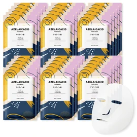 KisoCare Onsen Water Face Mask Azelaic Acid, 30-Piece Set, Large Capacity, Individually Wrapped, Domestically Produced, No Additives, Face Mask, Suitable for Men, Moisturizing, Beauty