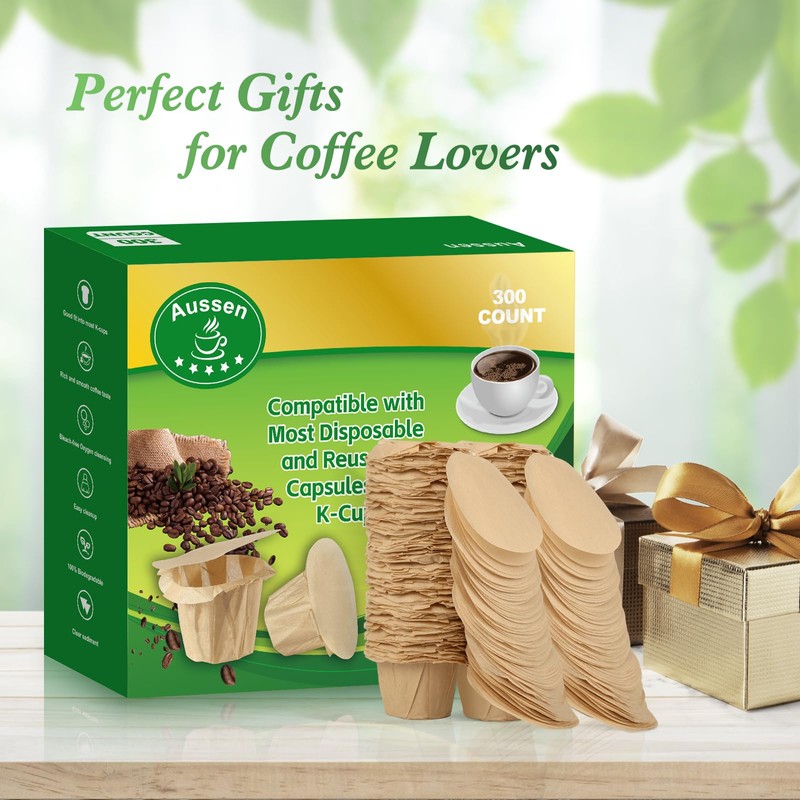 Aussen Disposable Coffee Paper Filters Replacement Kerig Filter Fit All