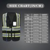 AYKRM Black Security Vest for Men