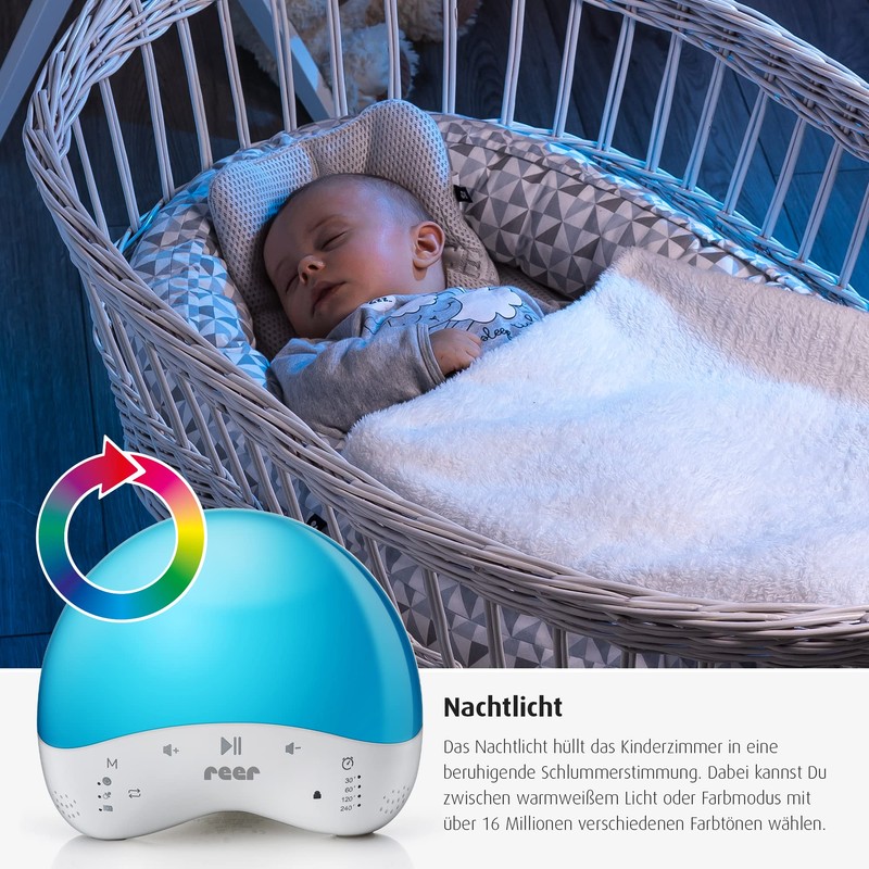 Reer MyMagicSmartLight Smart Night Light, 16 Million Colours, Music Function,