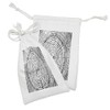 Lunarable Tree of Life Fabric Pouch Set of 2, Tree